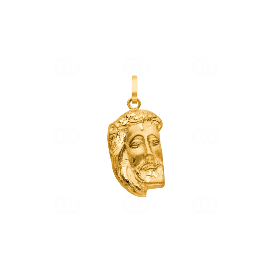 Anhänger in 3 D outlets in Gelbgold ##Gold-564