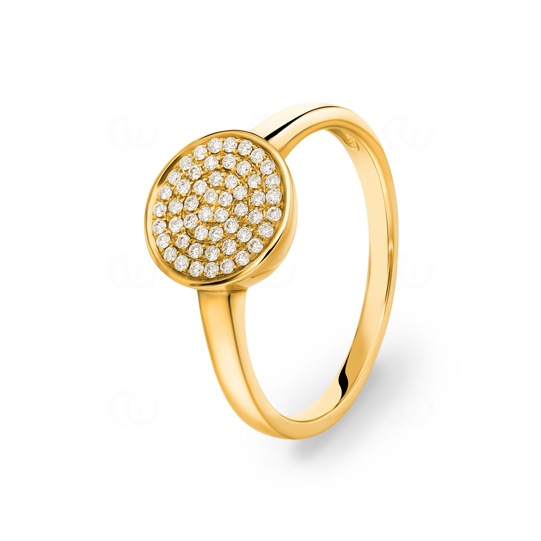 Damen Ring good mit Brillanten, 750 Gold