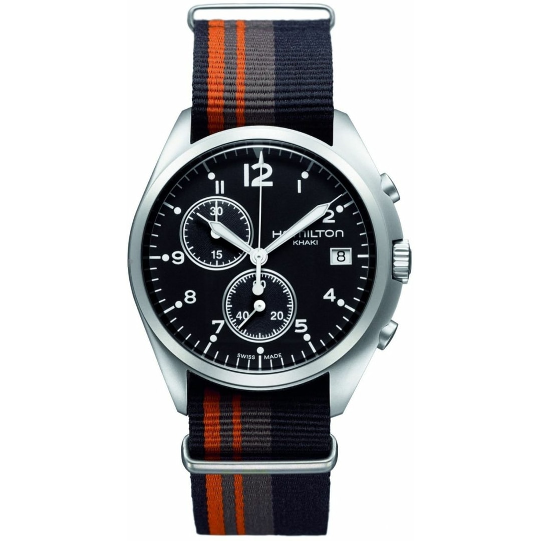 Hamilton pilot pioneer chrono best sale