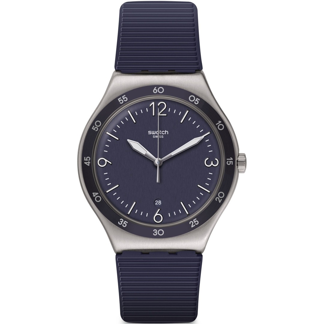 YWS453 Swatch Irony Big Classic Blue Suit