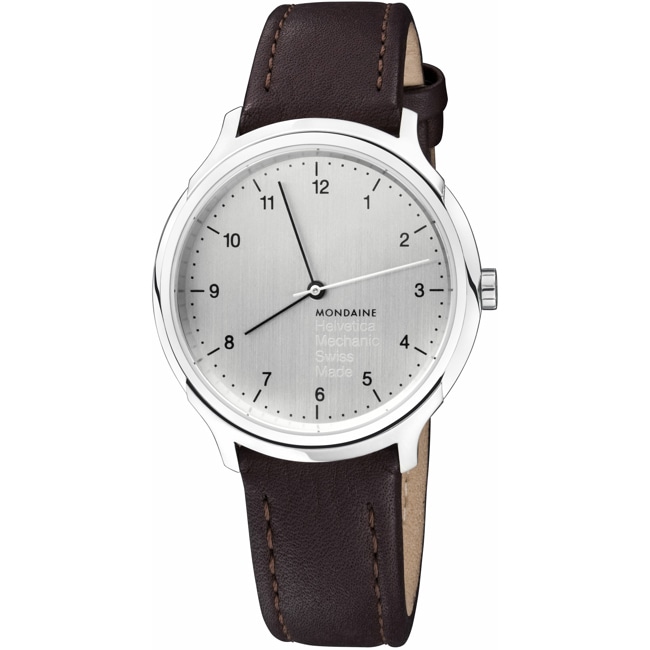 Mondaine Helvetica No.1 Regular 40 Mechanical gents watch MH1.R3610.LG